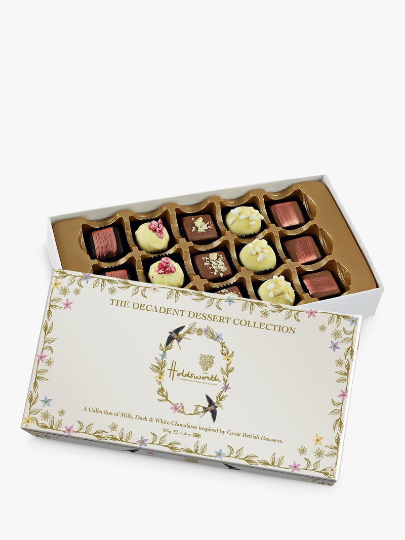 Holdsworth Exclusive Dessert Collection assorted chocolate box 185g, UK version