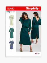 John Lewis Simplicity Elastic Waist Dresses Sewing Pattern S9010 H5- Buy online at McGrocer