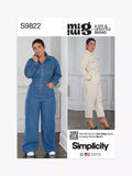 Patron de couture Simplicity S9822 pour combinaisons - produit britannique