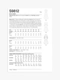 Simplicity sewing pattern medieval dress costume S9812, UK version