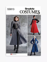 John Lewis Simplicity Misses' and Women's Costume Coats Sewing Pattern S9813- Buy online at McGrocer