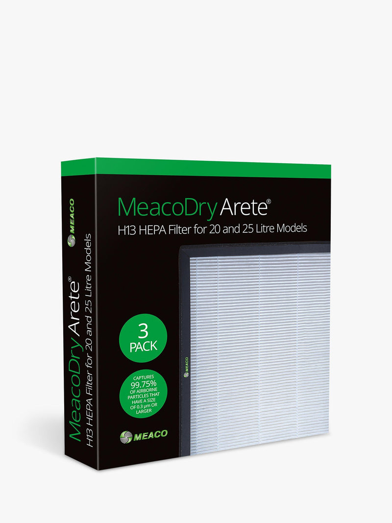 Meaco HEPA filters pack of 3 - British product