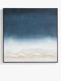John Lewis Dark Skye abstract canvas blue 100x100cm - British product