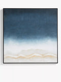 John Lewis Dark Skye abstract canvas blue 100x100cm - British product