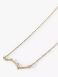 Edge of Ember constellation diamond necklace 40.5cm - British product