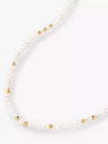 Edge of Ember freshwater pearl beaded necklace 38cm, imported from the UK