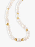 Edge of Ember freshwater pearl beaded necklace 38cm, imported from the UK