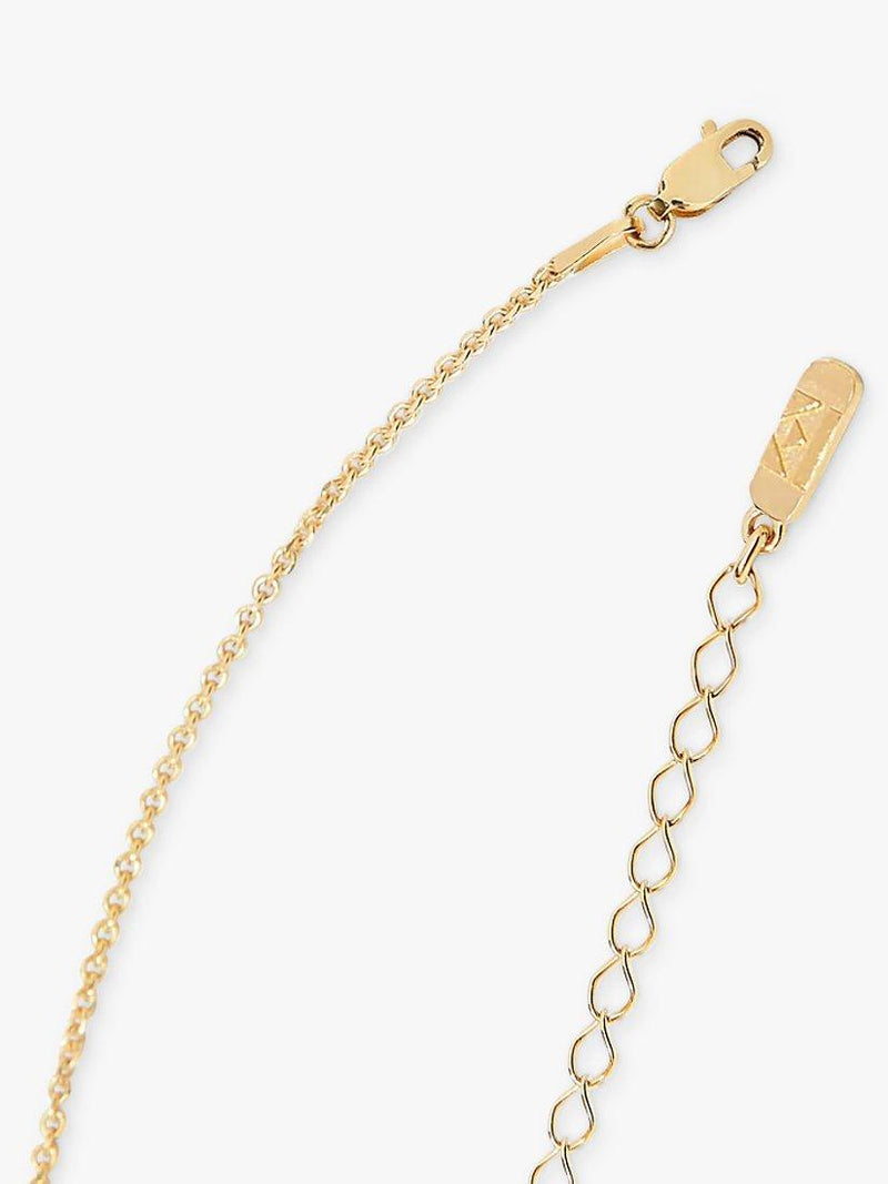 Edge of Ember freshwater pearl beaded necklace 38cm, imported from the UK
