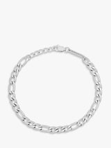 John Lewis BARTLETT LONDON Men's Figaro Chain Bracelet 20cm- Buy online at McGrocer