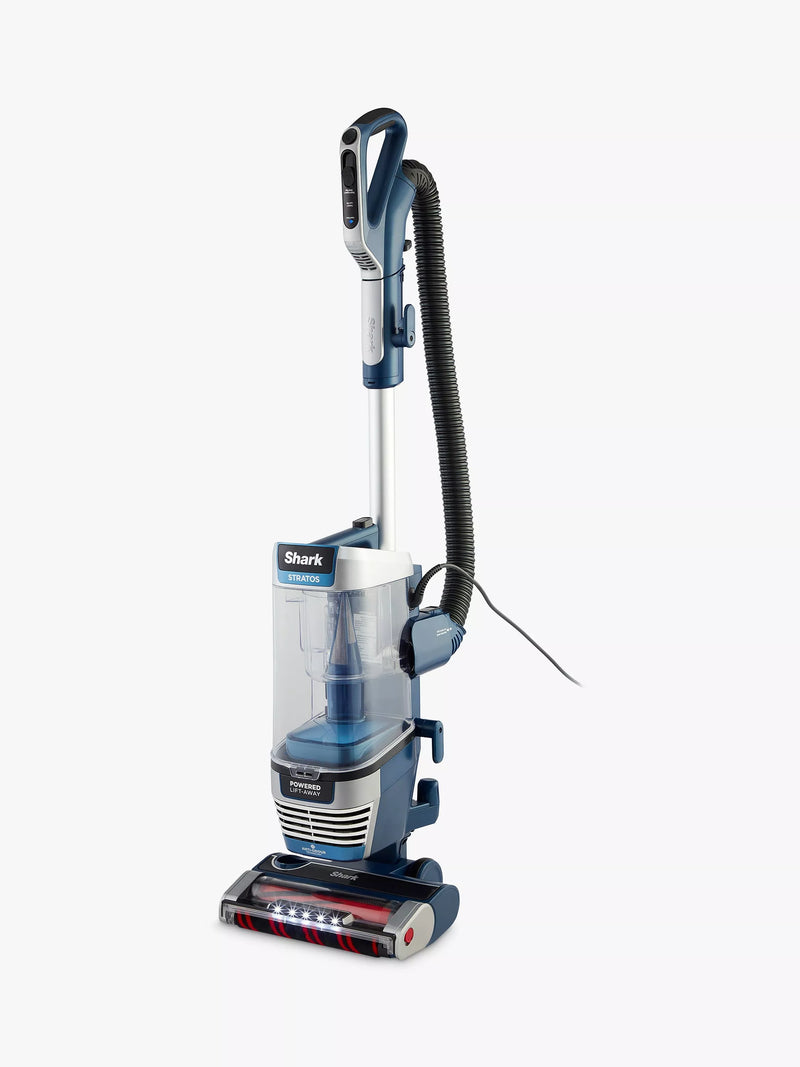 Shark Stratos XL Pet Pro upright vacuum cleaner in navy blue (British brand)