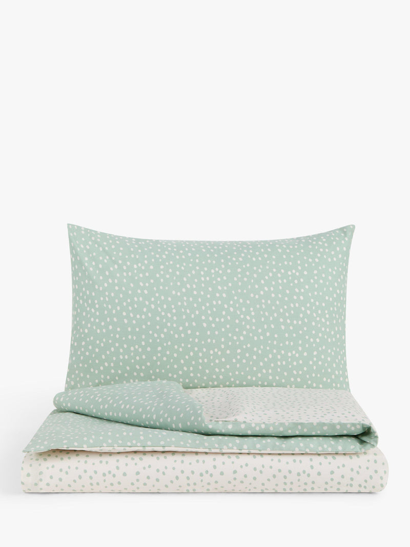 John Lewis spots reversible toddler duvet cover set - British product