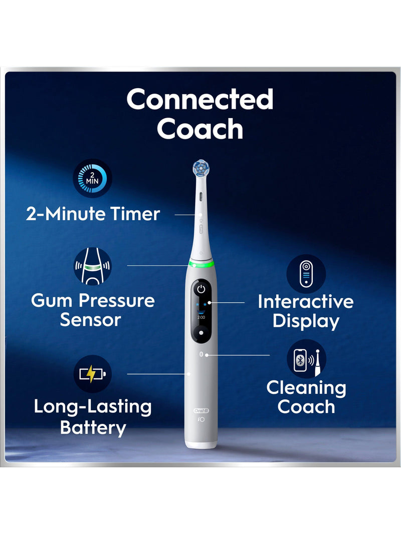 فرشاة أسنان كهربائية Oral-B iO6 مع مستشعر ضغط AI، إصدار المملكة المتحدة