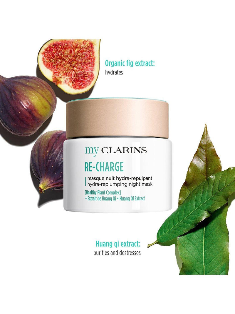 Clarins Recharge Hydra-Replumping night mask 50ml, imported from the UK