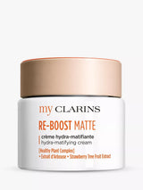 John Lewis Clarins My Clarins RE-BOOST Matte Hydra-Mattifying Face Cream, 50ml- Buy online at McGrocer