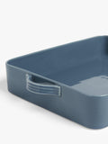 John Lewis rectangular stoneware roaster 30cm in blue, UK version