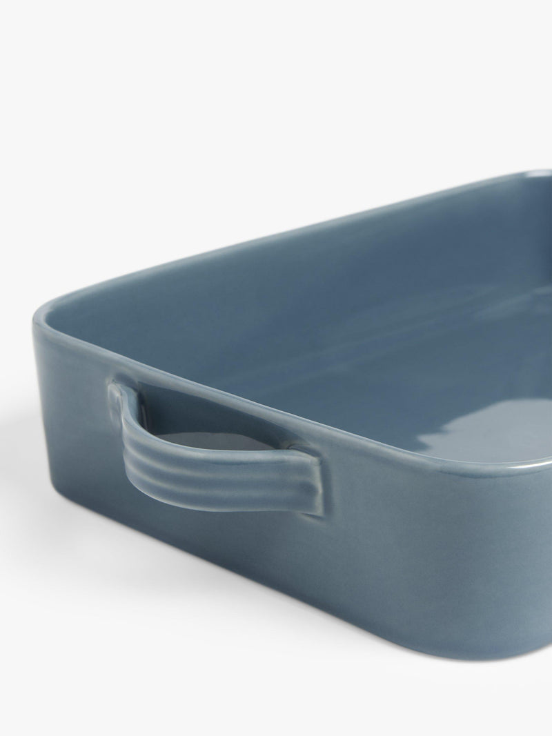 John Lewis blue stoneware roaster 25cm, UK version