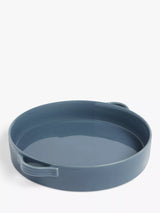John Lewis John Lewis Blue Round Stoneware Pie Dish 26.5cm- Buy online at McGrocer