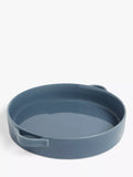 John Lewis blue round stoneware pie dish 26.5cm, UK version