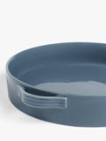 John Lewis blue round stoneware pie dish 26.5cm, UK version