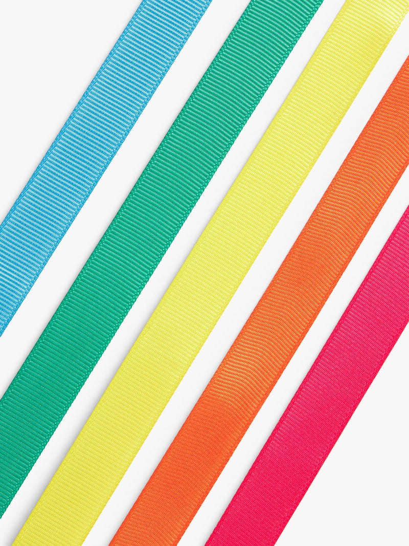 John Lewis Brights Gift Ribbons set of 5 multi (British brand)