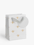 John Lewis bee print gift bag with ribbon handles, UK version