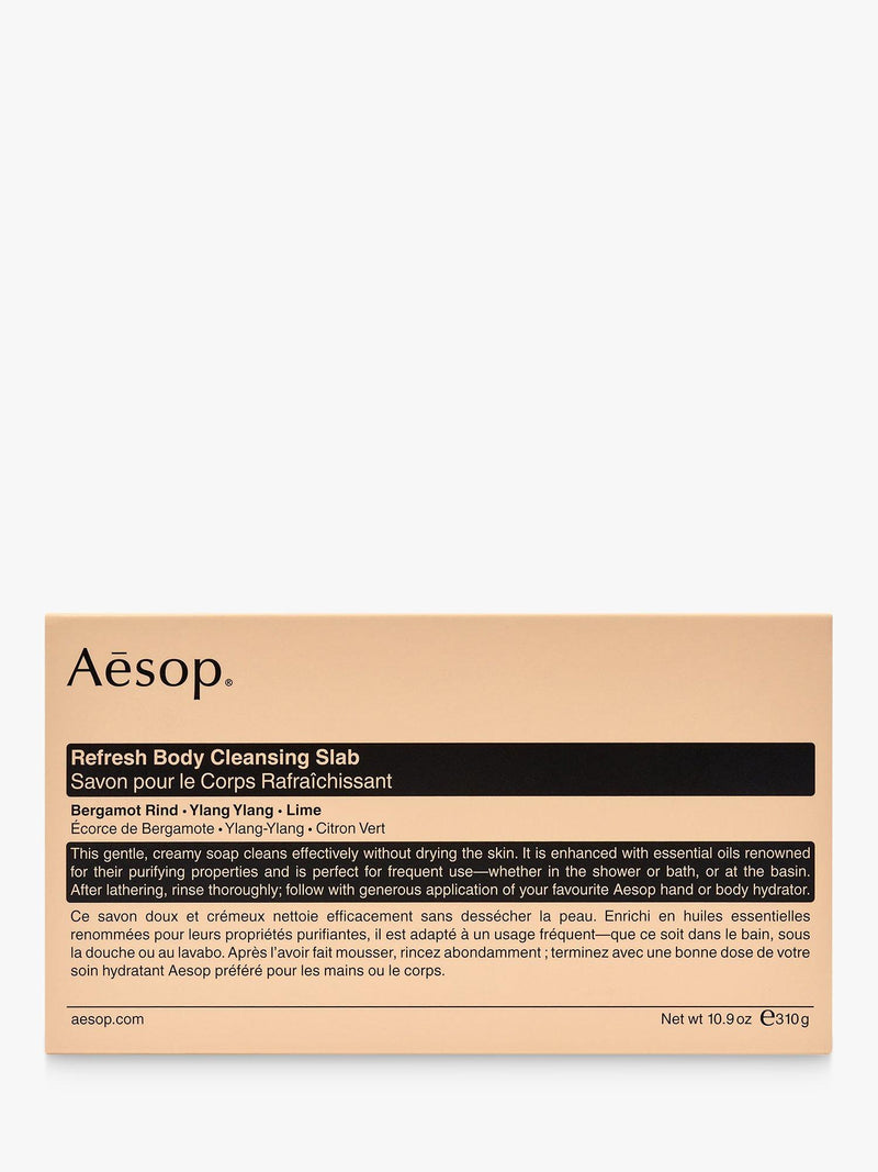 Aesop Refresh body cleansing slab 310g - British product