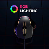 Power Gaming Recon wired gaming mouse RGB, imported from the UK