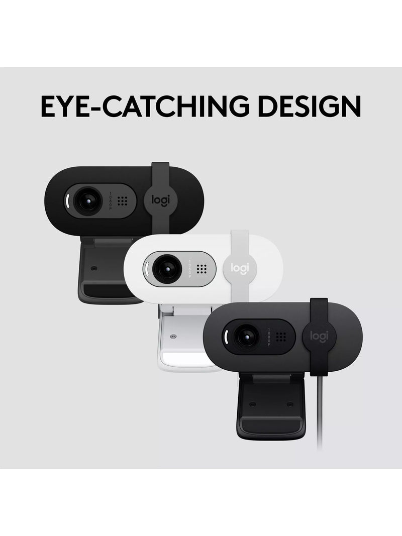 Logitech Brio 100 Full HD 1080p webcam (British brand)