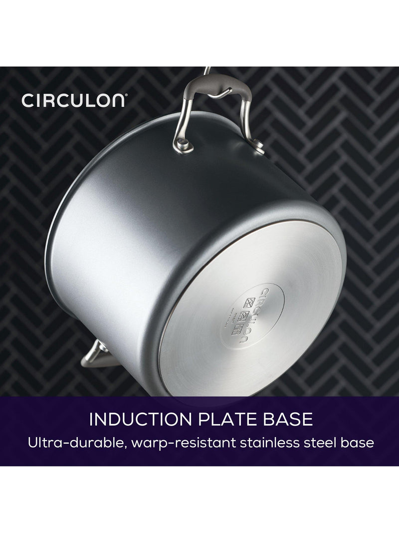 Circulon ScratchDefense non-stick stockpot and lid 24cm - British product