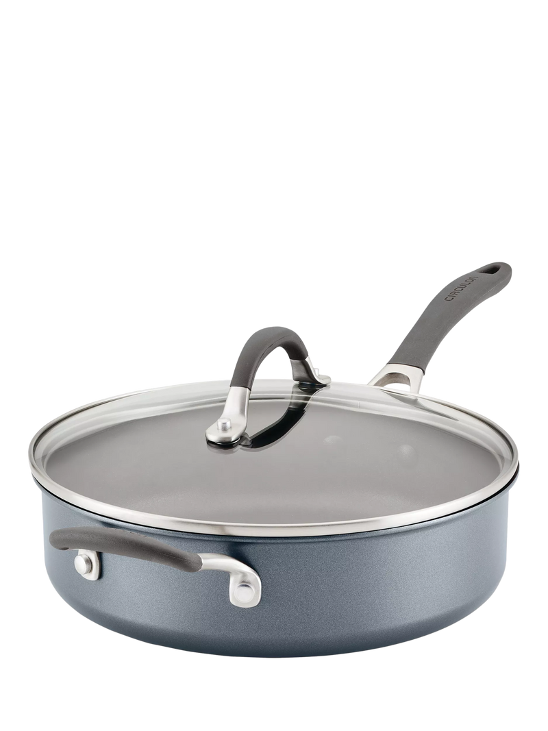 Circulon ScratchDefense non-stick sauté pan with lid and helper handle 28cm - British product