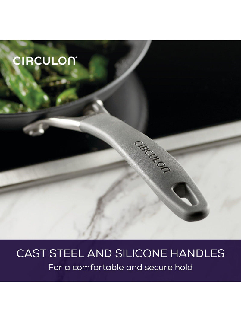 Circulon ScratchDefense wok 34cm with helper handle (British brand)