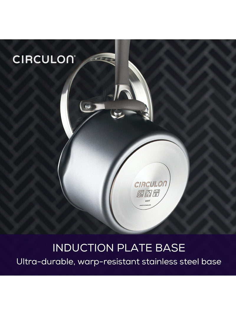 Circulon ScratchDefense saucepan set 3 piece, imported from the UK
