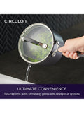 Circulon ScratchDefense saucepan set 3 piece, imported from the UK