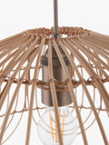 John Lewis Aria rattan ceiling shade natural 45cm diameter - British product