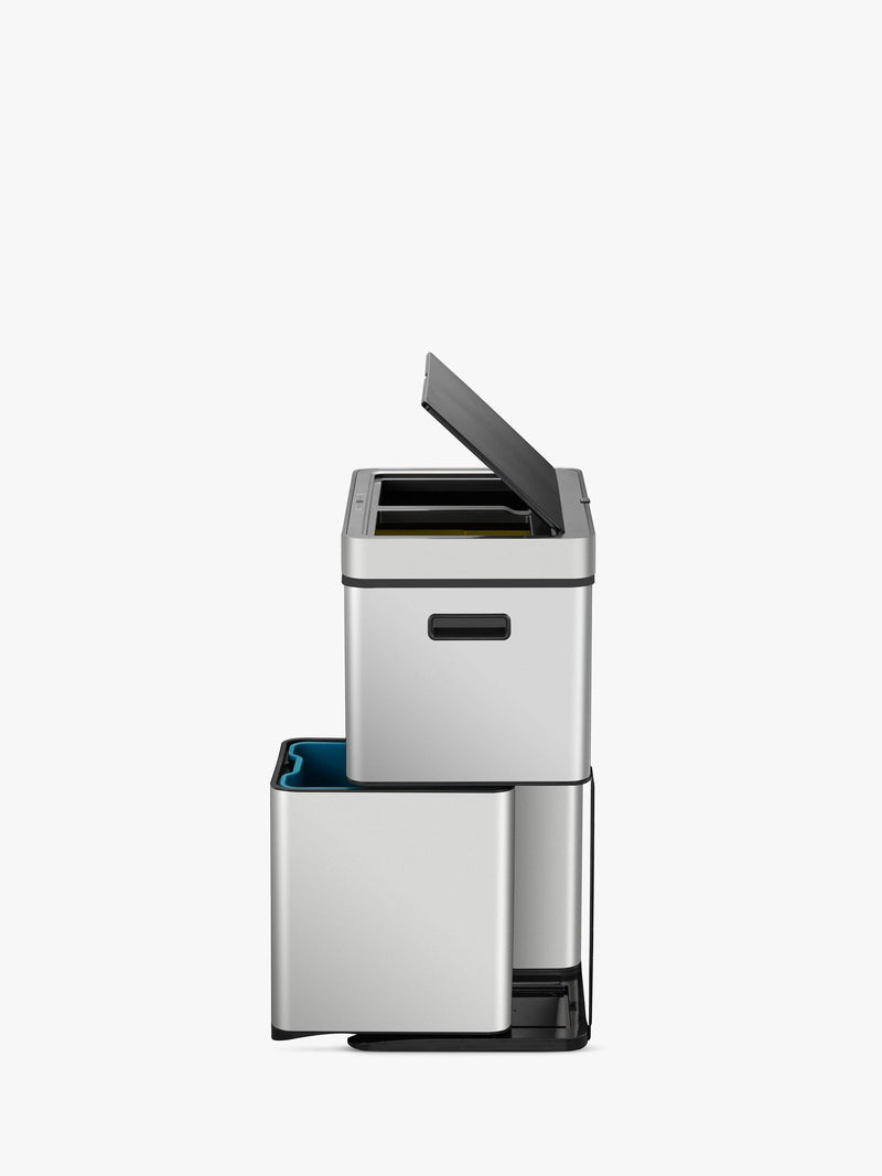 EKO stainless steel sensor bin 55L - British product