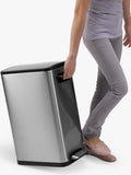 EKO Ecofly stainless steel pedal bin 45L - British product