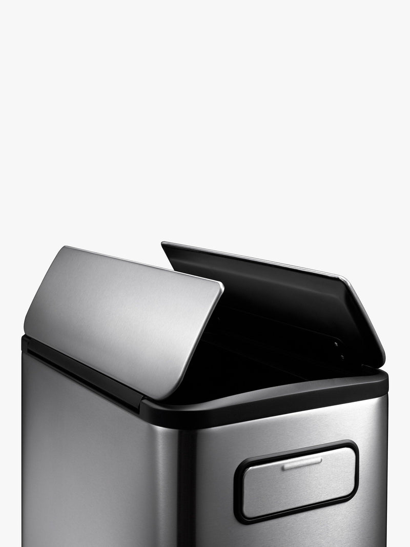 EKO Ecofly stainless steel pedal bin 45L - British product