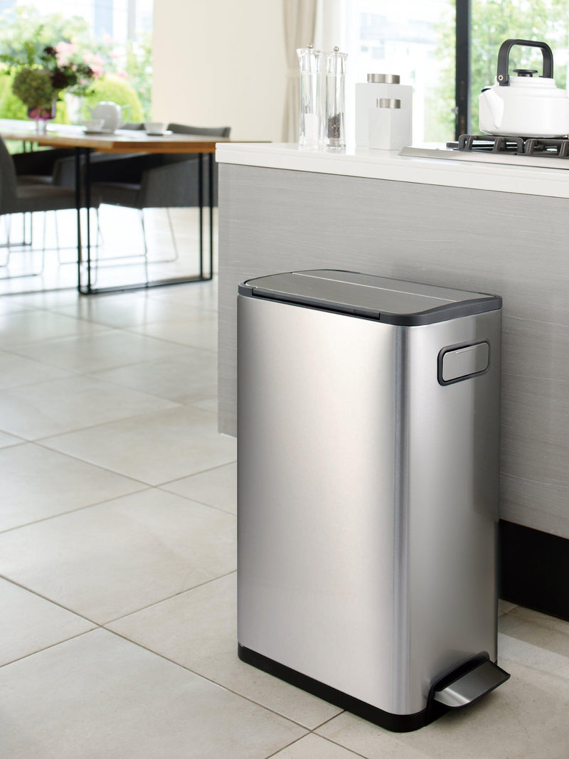 EKO Ecofly stainless steel pedal bin 45L - British product