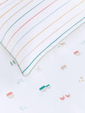 John Lewis toddler reversible duvet cover set, cotbed 120x140cm, UK version