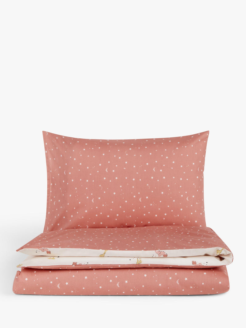 John Lewis Celestial Safari reversible duvet cover set cot size, UK version