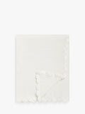 John Lewis scalloped cotton baby blanket 100 x 80cm, UK version