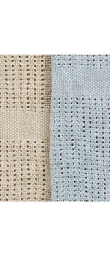 John Lewis John Lewis Baby Cellular Blanket, Pack of 2, 90 x 70cm- Buy online at McGrocer