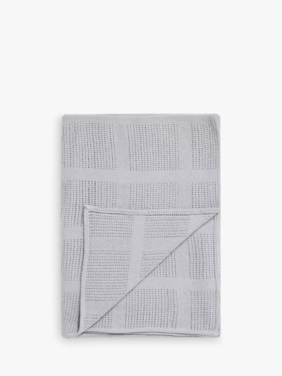John Lewis John Lewis Baby Cotton Cellular Blanket 100 x 150cm- Buy online at McGrocer