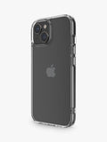 QDOS Hybrid Case for iPhone 15 clear, UK version