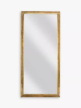 John Lewis nkuku Yadur Full Length Metal Frame Wall Mirror, Brass, 166.5 x 75.5cm- Buy online at McGrocer