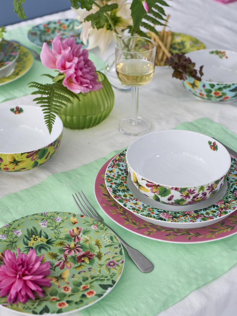Designers Guild Ikebana porcelain side plates set of 4 - British product