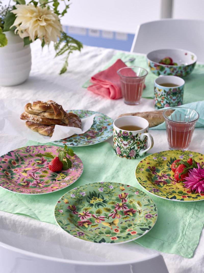 Designers Guild Ikebana porcelain side plates set of 4 - British product