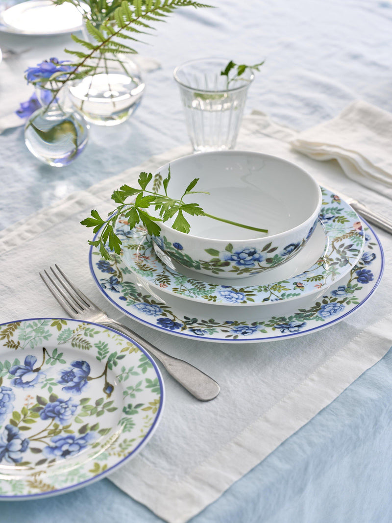 Designers Guild porcelain side plates, set of 4, 20cm - British product