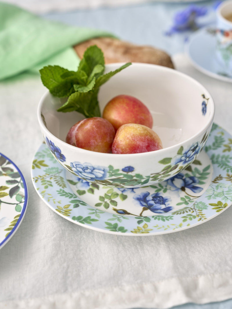 Designers Guild porcelain side plates, set of 4, 20cm - British product