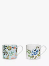 John Lewis Designers Guild Porcelaine de Chine Porcelain Mugs, Set of 2, 290ml, Multi- Buy online at McGrocer